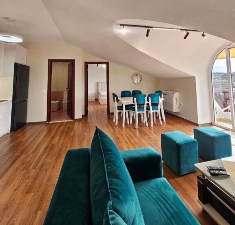 Farkë Prima volta in affitto Apt 1+1 (+ Balcone) 100% Nuovo a 5 min da Tegu, con vista fantastica sul lago di Farka.📍 (Residenza Doros)