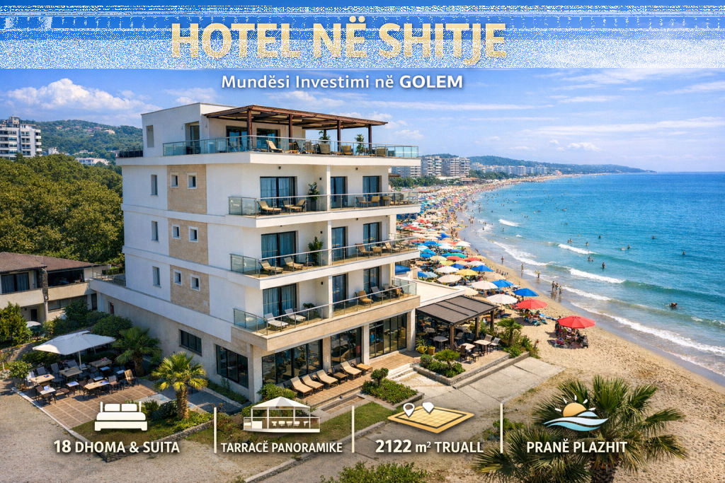 Hotel for sale in Golem – Ideal investment opportunity near the coast !