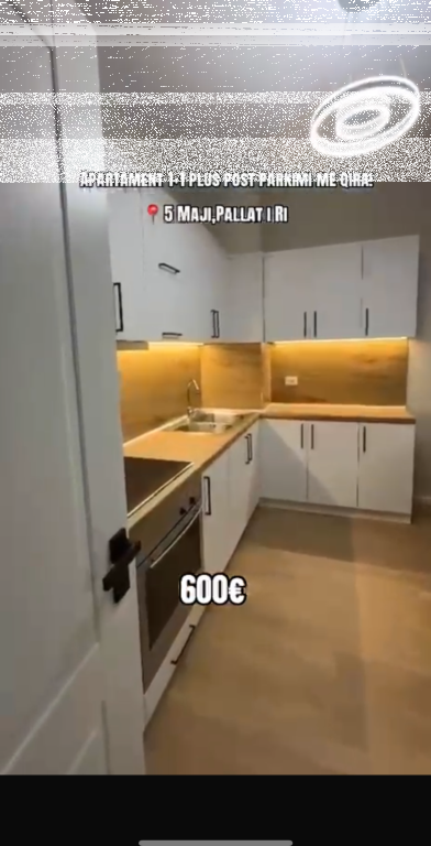 Apartament 1+1+ post parkimi per qira 5 Maji !
