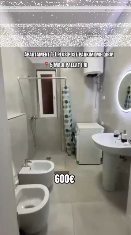Apartament 1+1+ post parkimi per qira 5 Maji !