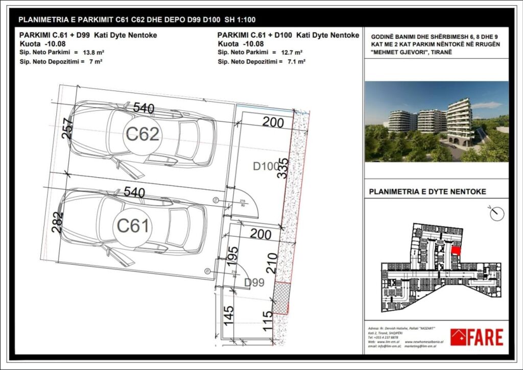 Shiten Poste Parkimi – Aluna Residence