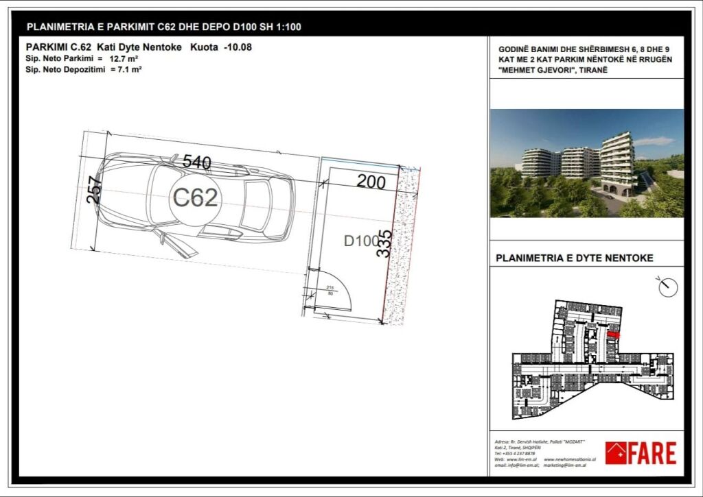 Shiten Poste Parkimi – Aluna Residence