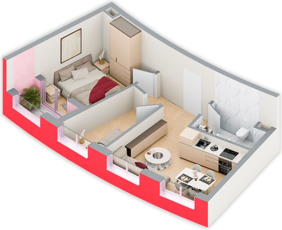 Shitet apartament 2+1 te rezidenca Ballada!
