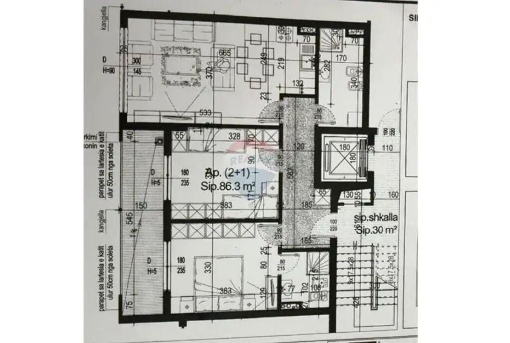 APPARTAMENTO 2+1 IN VENDITA A ASTIR,