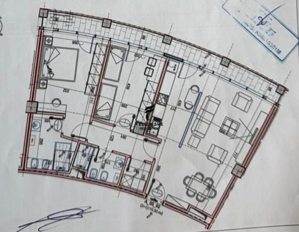 SHITET APARTAMENT 2+1 LAKE VIEW 750.000 EURO FH-58709