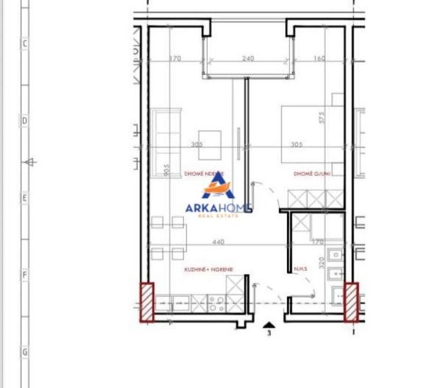 VENDESI APPARTAMENTO 1+1 " VICINO VILA L , RESIDENZA 2" 86000 EURO