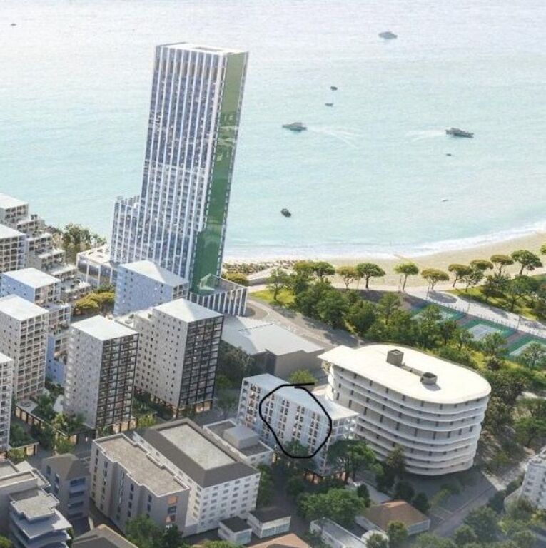 VENDESI APPARTAMENTO 1+1 CON VISTA MARE A VLORA MARINA, INSIEME A POSTO AUTO! 276,000 €
