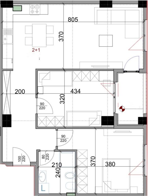 ✨Shitet Apartament 2+1 | 📍Aura Complex, Rruga Dritan Hoxha