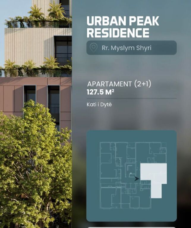 Apartments for sale at Urban Peak in the Center, Myslym Shyri