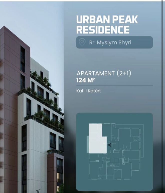 Apartments for sale at Urban Peak in the Center, Myslym Shyri