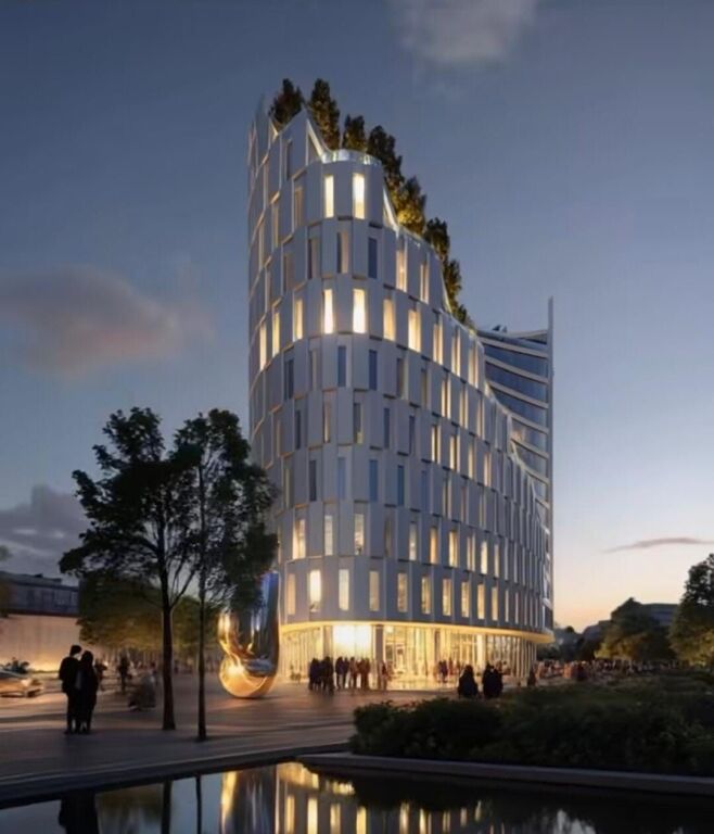 Office for rent 662 m2 near Hotel Dajti