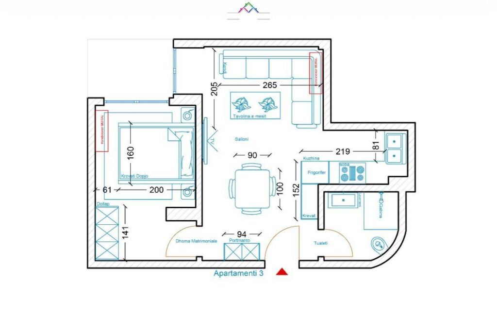 Apartament Per Shitje 1+1 (ID BVL22) Ne Vlore