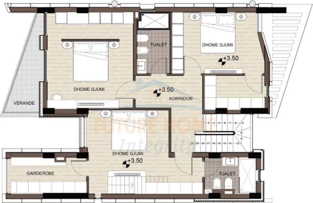 For sale, 4-Storey Villa, Perla Gardens Residence, Mjull-Bathore, Tirana.