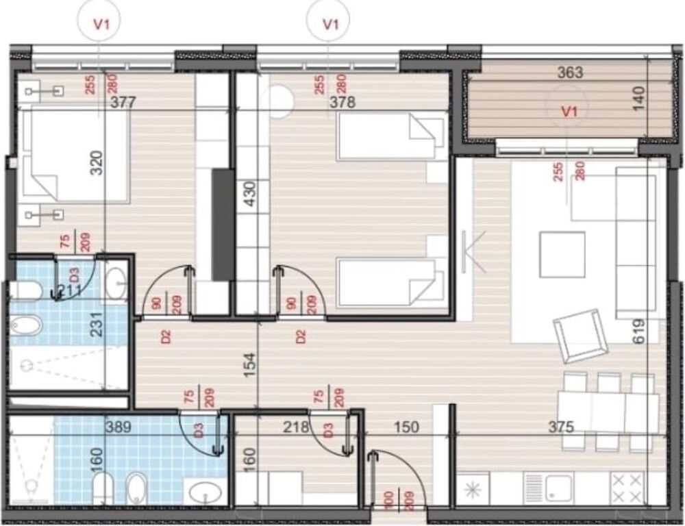 ✨Appartamento 2+1+2 in vendita | 📍Golden Gate, Ali Demi