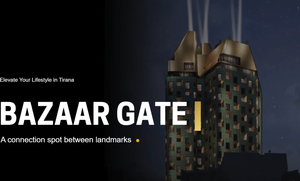 ▫️ APARTMENT 1+1 FOR SALE – Bazaar Gate, Center Tirana