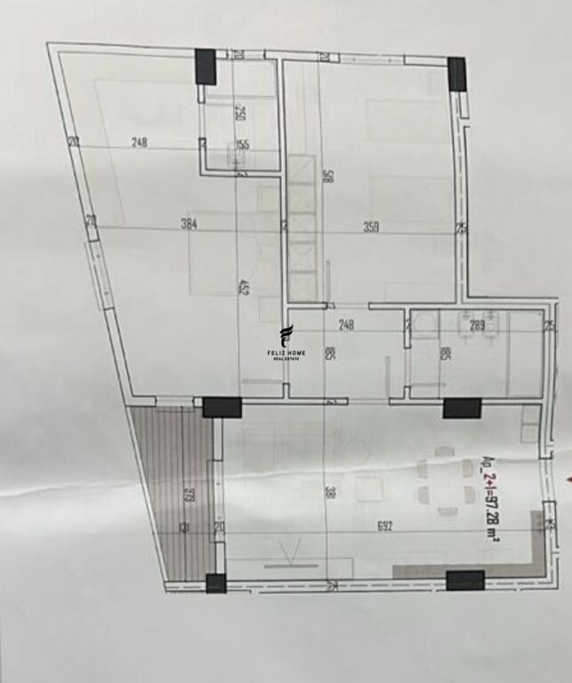 VENDESI APPARTAMENTO 2+1+2 PASKUQAN 110.000 EURO FH-59046