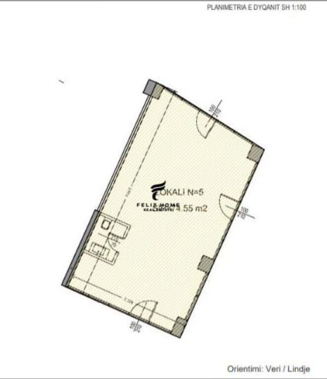 SHITET DYQAN 74.55M2 YZBERISHT 450.000 EURO FH-59066