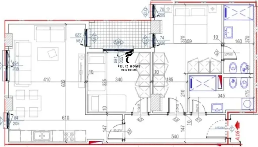 FOR SALE APARTMENT 2+1+2 PARIS COMMUNE 309,000 EURO FH-59154