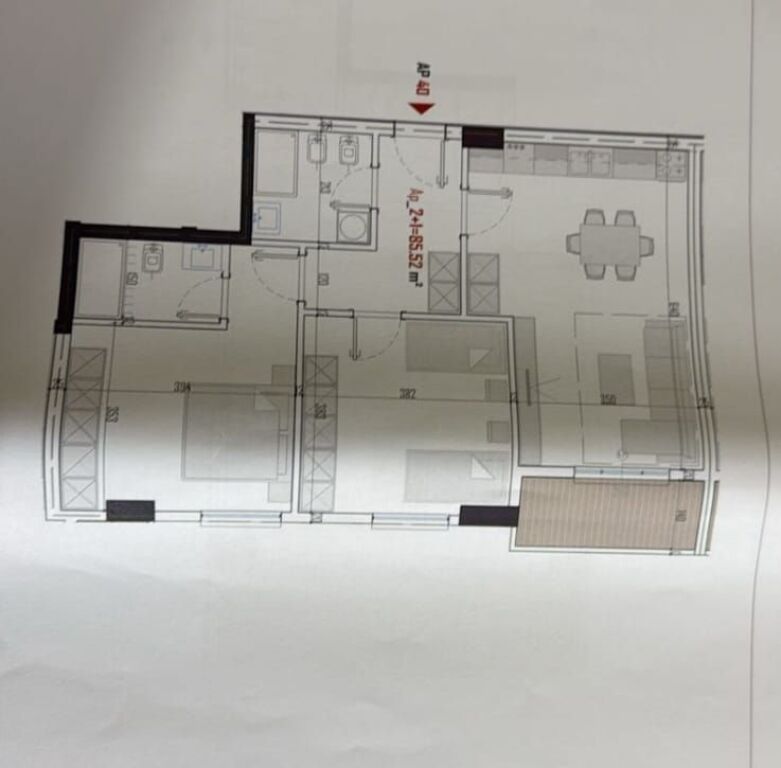 Shitet Apartament 2+1 në Paskuqan