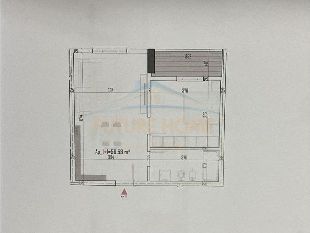 For sale, Apartment 1+1, Complex "Shehu", Paskuqan