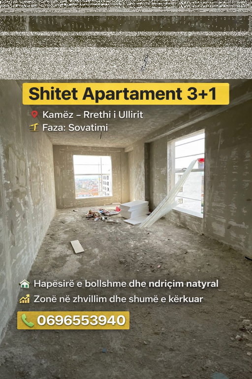 For sale 3+1 phase sovating Kamez, Ulliri