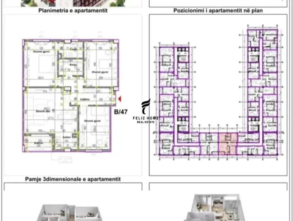 FOR SALE APARTMENT 3+1 KAVAJES STREET 299,000 EURO FH-59234
