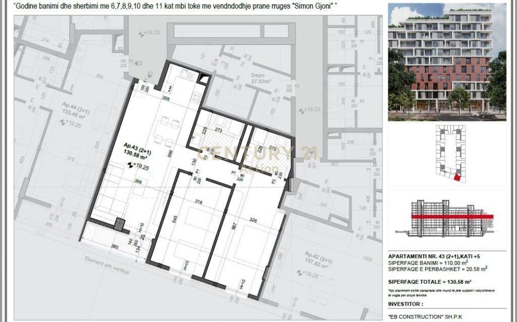 OCCASIONE!!! Vendiamo appartamento 2+1 Meis Garden Residence!