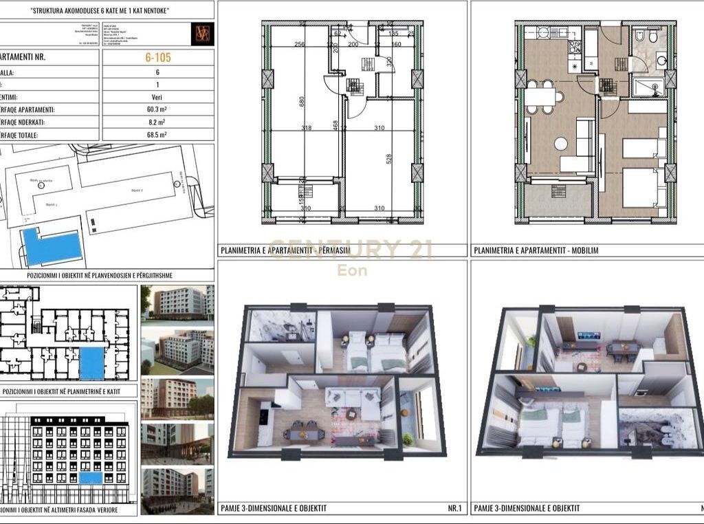 EXLUZIVE SHITET APARTAMENT 1+1ME PAMJE DETI TEK VM REZIDENCE ,NE GOLEM!