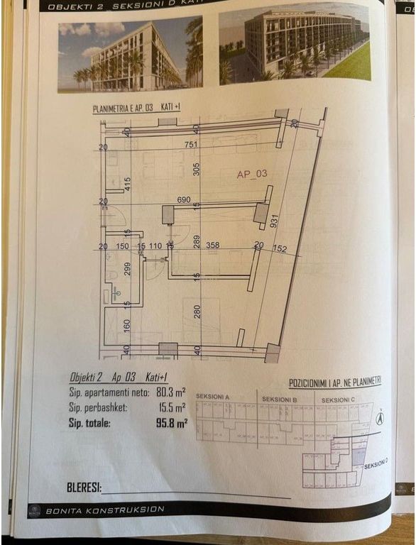 SHESIM APARTAMENT 2+1 TEK KOMPLEKSI VIENA MUNDESI PAGESE ME KESTE! - Pamja 2