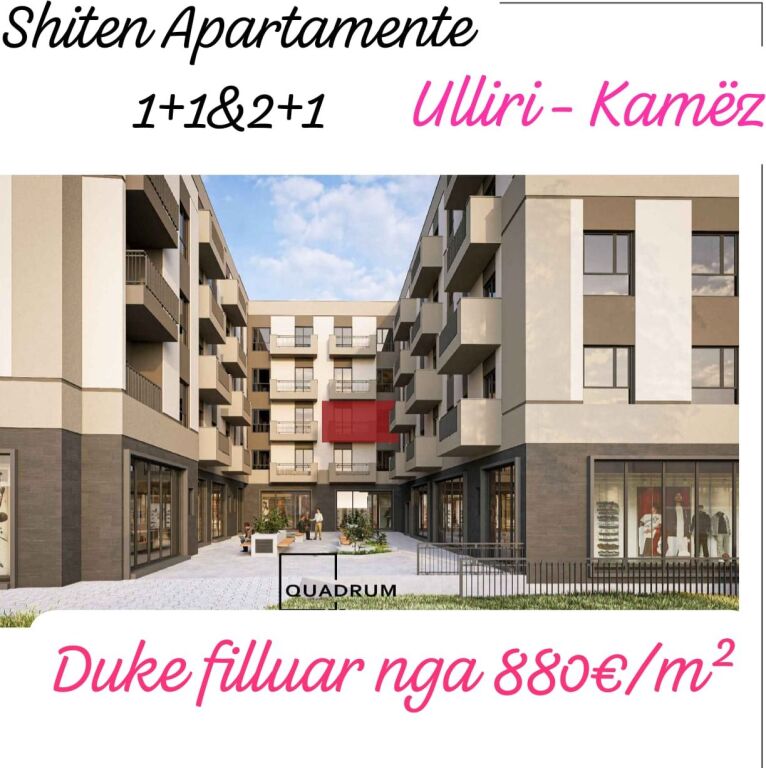 Shiten Apartamente 2+1 ne faze sovaje