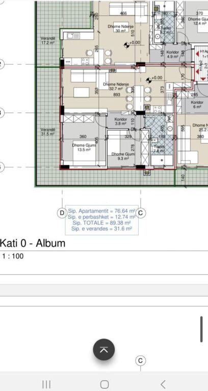 Apartament 2+1 në shitje, Porto Lalzi