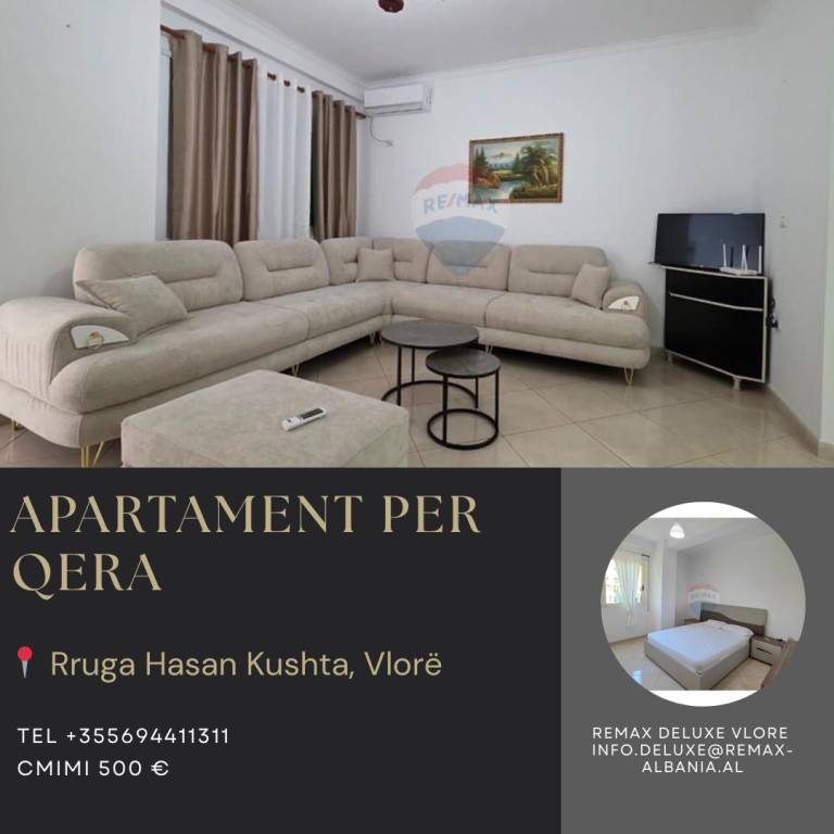 Appartamento 2+1+2 in Affitto a Lungo Termine – Vicino al Viale, Vlora