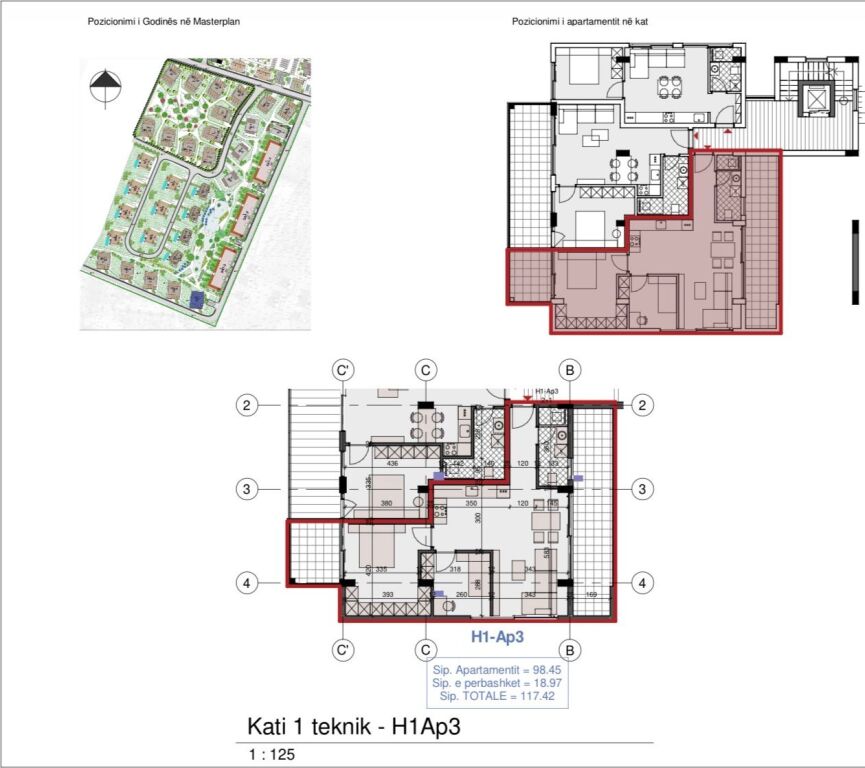 Apartament 2+1, Porto Lalzi