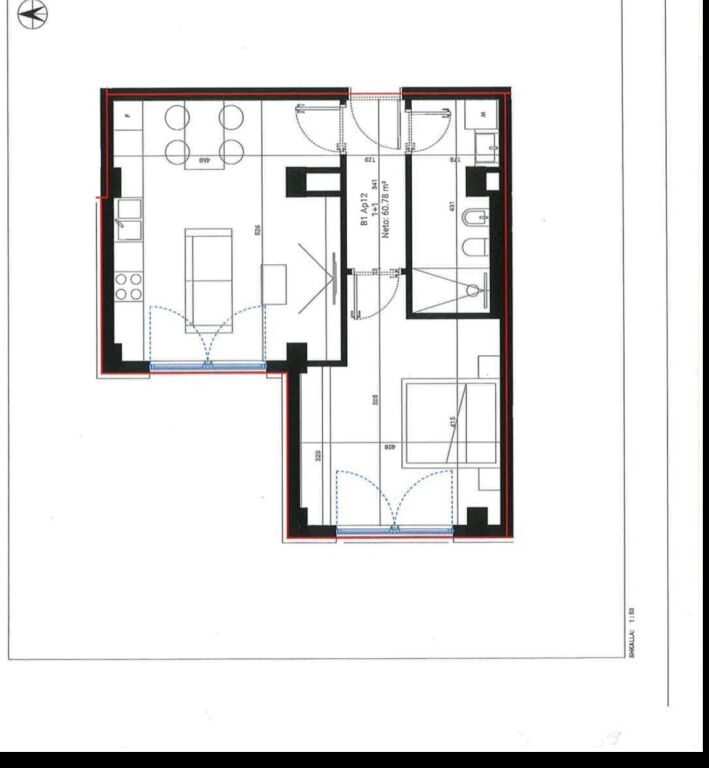Apartament ne shitje 1+1