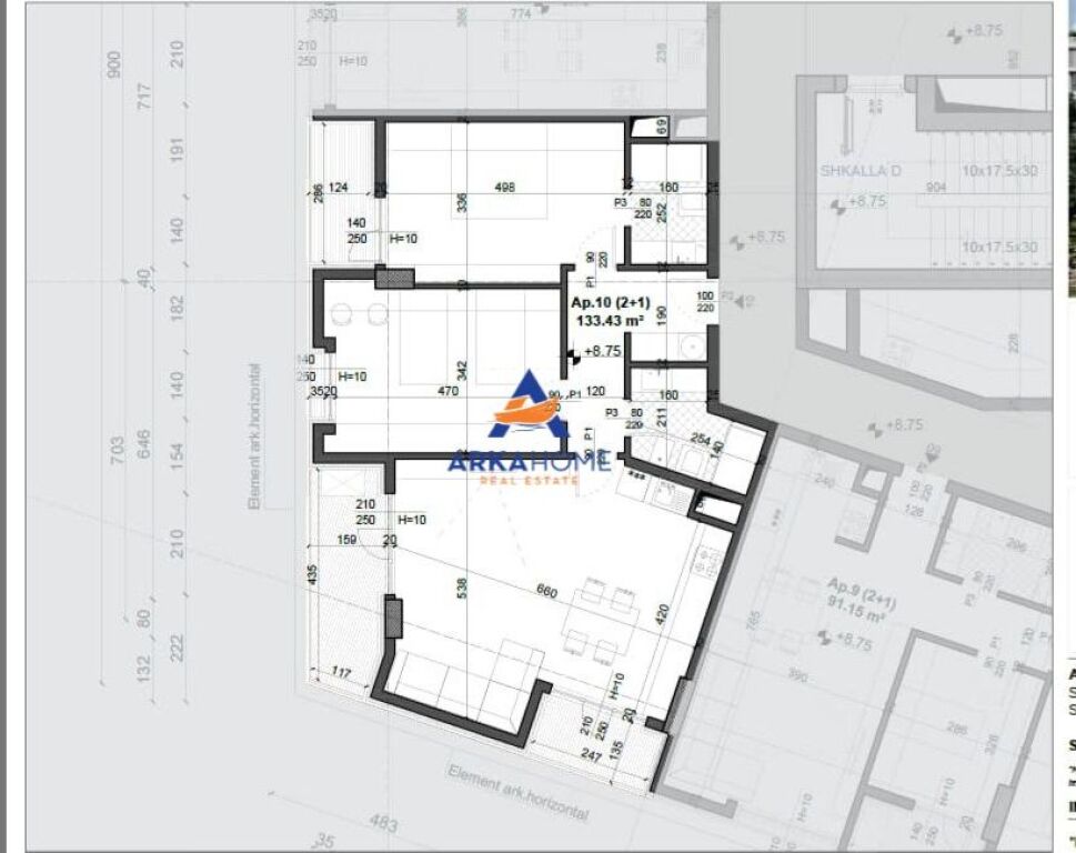 APARTAMENT NË SHITJE – ORGANIZIM FUNKSIONAL " MEIS GARDEN REZIDENC " 202620 EURO