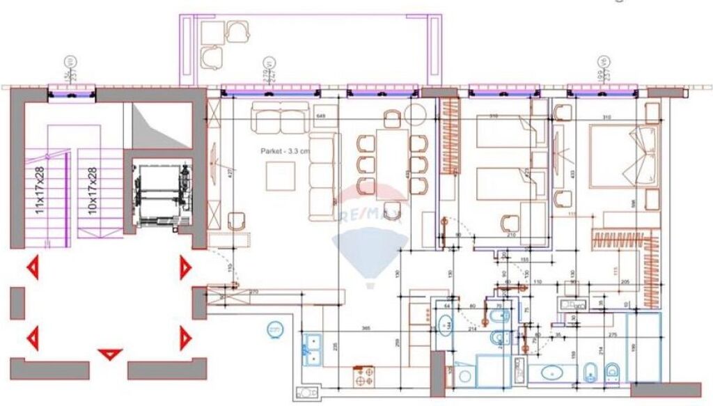 Apartamenti 2+1+2 per shitje te Delijorgji ID: 530601005-242