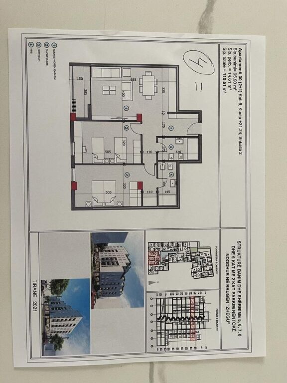 APARTAMENT 2+1 NE SHITJE NE ALIDEM