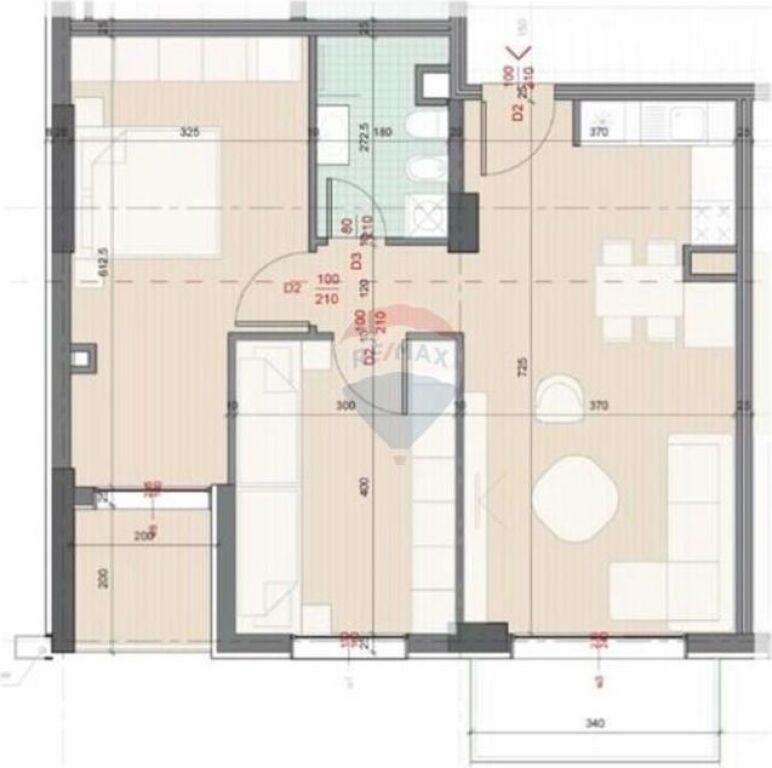 Apartment 2+1 for Sale Former Aviation Field