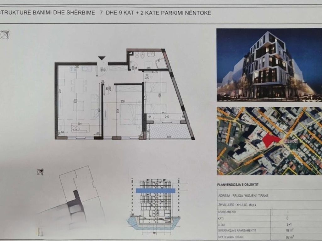 Apartment 2+1+Parking Space for sale in Astir! 179,000 €