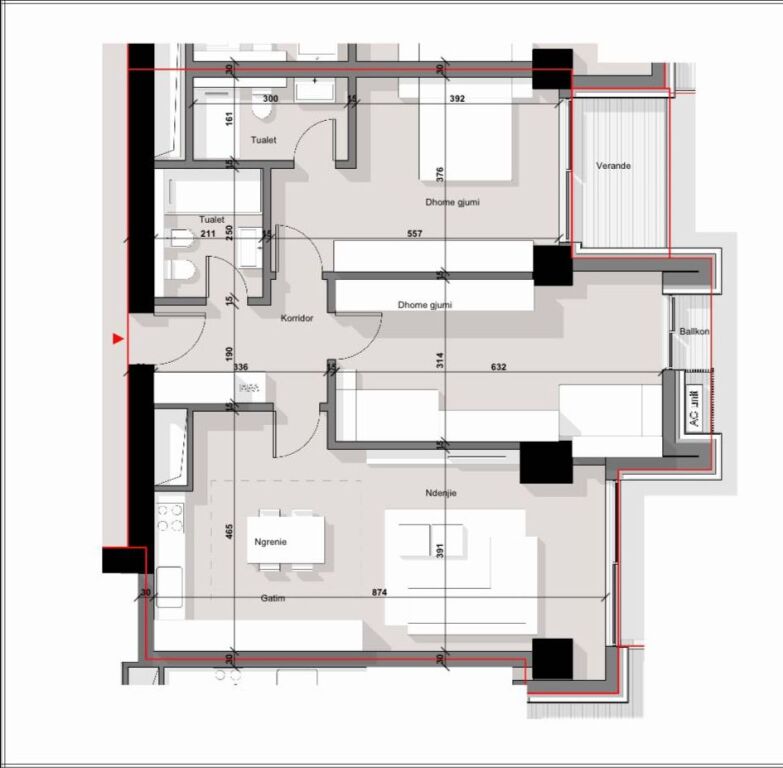 Apartment for sale 2+ 1+ 2