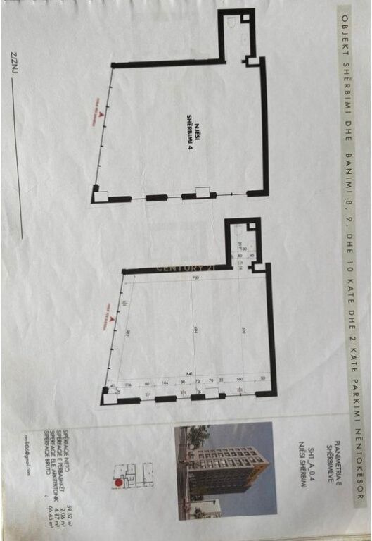 We have 3 business premises for sale in the strategic area of Fusha Ali Demit!