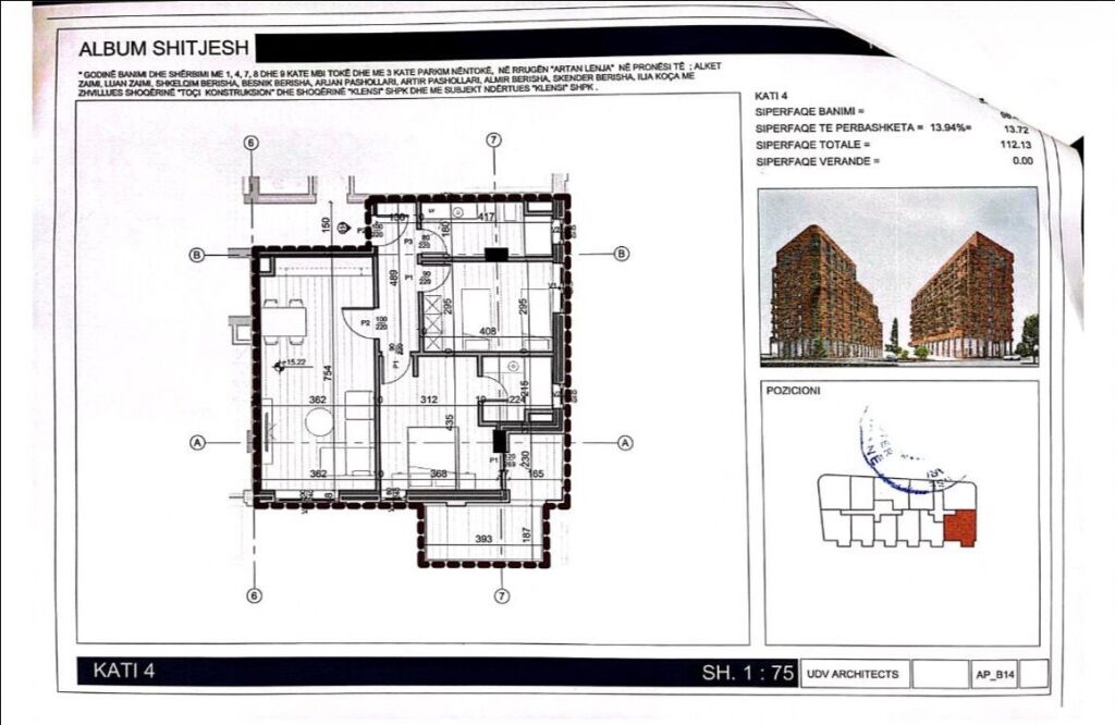 Apartment 2+1+2 Klensi Fusha e Aviacionit for sale