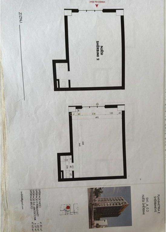 We have 3 business premises for sale in the strategic area of Fusha Ali Demit!
