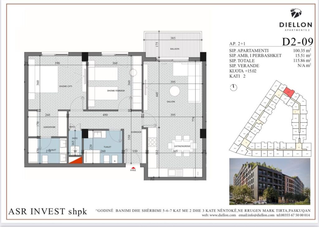 ☀️ Apartament 2+1 në Shitje MUNDESI PER KESTE opsione dhe 1+1