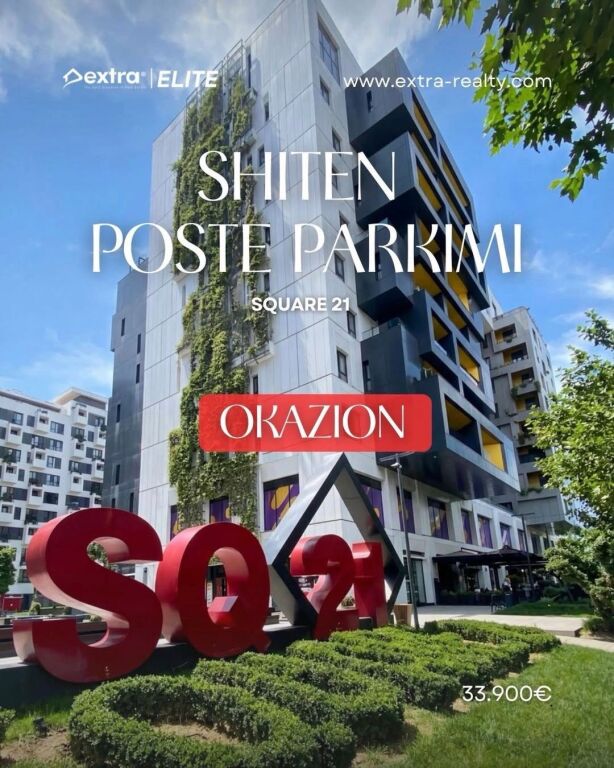 Parking Spots for Sale Opportunity Square 21, Tirana