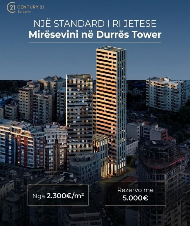 DURRES TOWER   REZERVIMET KANE FILLUAR PAGESE ME KESTE