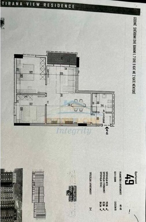 🚀 Investimento Intelligente a "Tirana View Residence" – 2+1 con Pagamento a Rate! 🏠