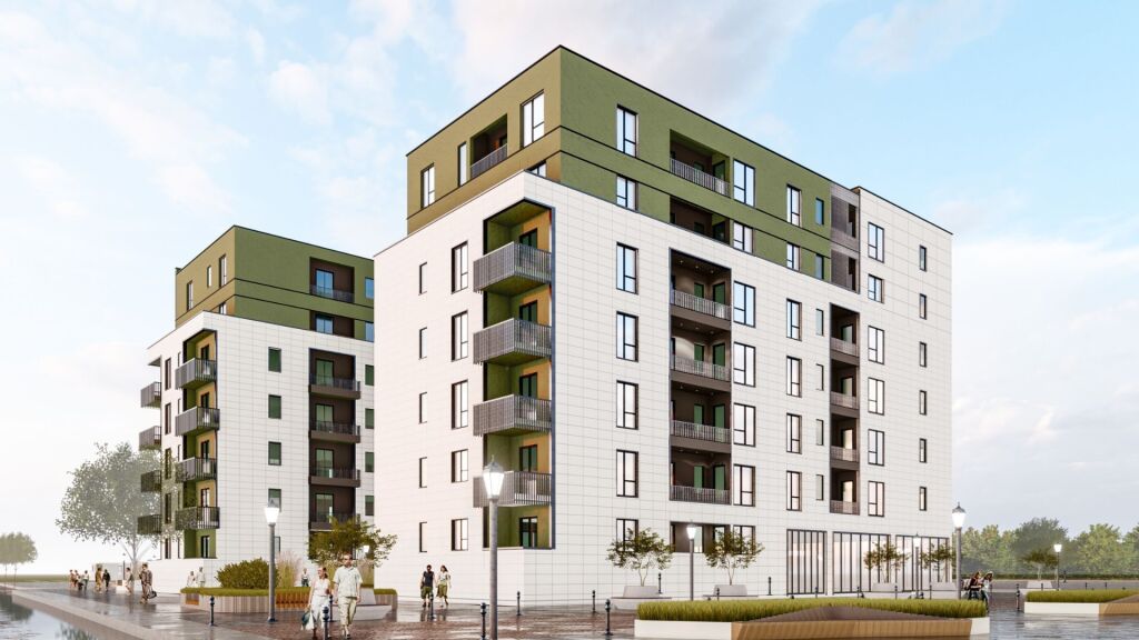Apartment 2+1 and parking, for sale in new construction, Paskuqan area