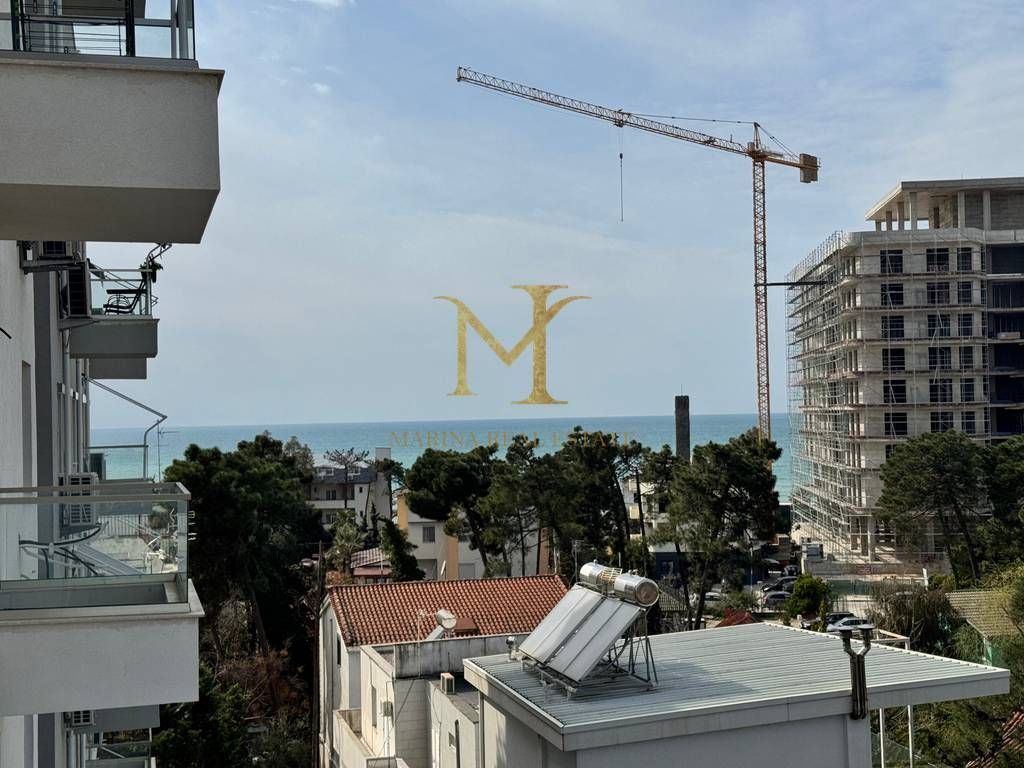 Appartamento 2+1 con vista mare in affitto a Golem. Palazzo e appartamento nuovo