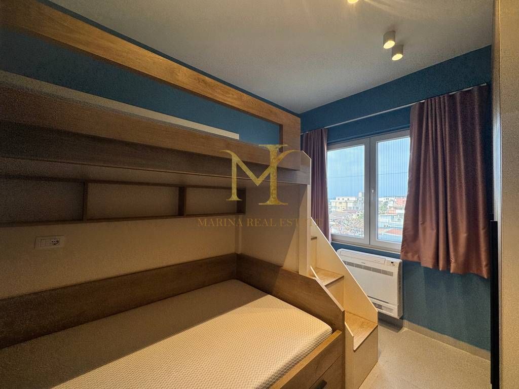 Appartamento 2+1 con vista mare in affitto a Golem. Palazzo e appartamento nuovo